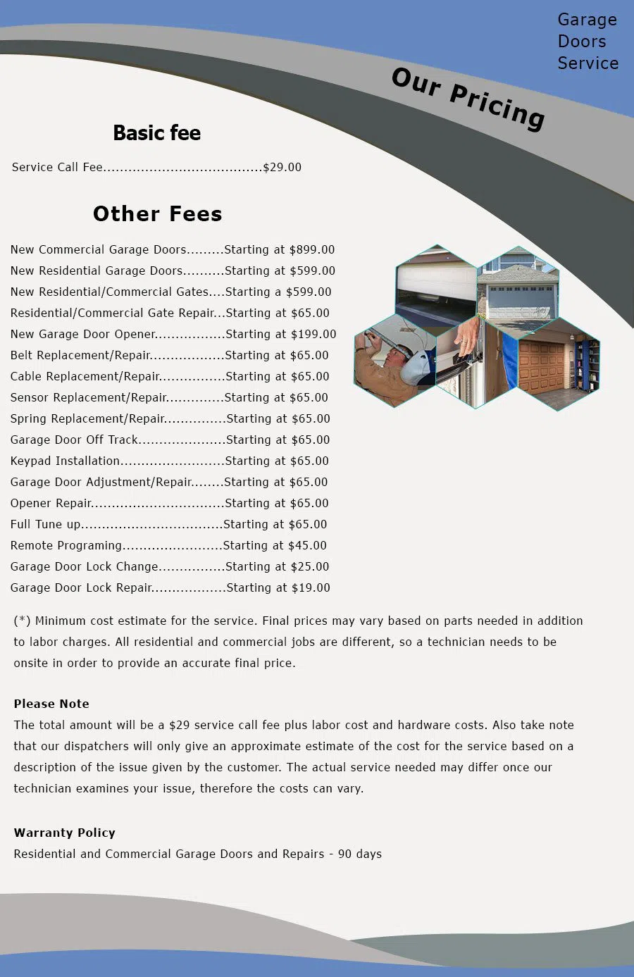 Security Garage Door Service Arlington, VA 703-657-4589